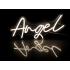 Неоновая вывеска Angel / Неоновый светильник Ledcube Angel/ гибкая неоновая надпись